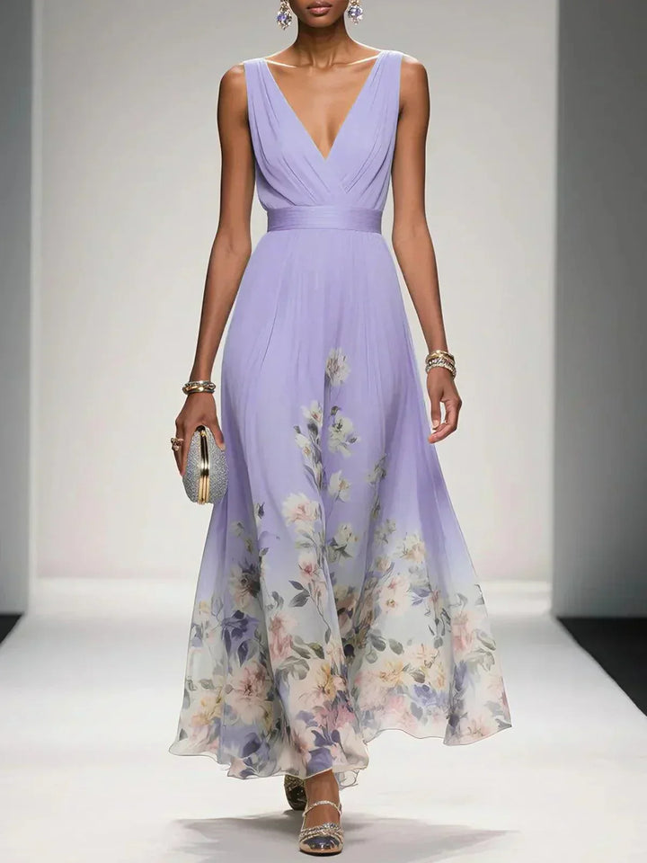 Fiona | Women Floral Print Wedding Guest Dress