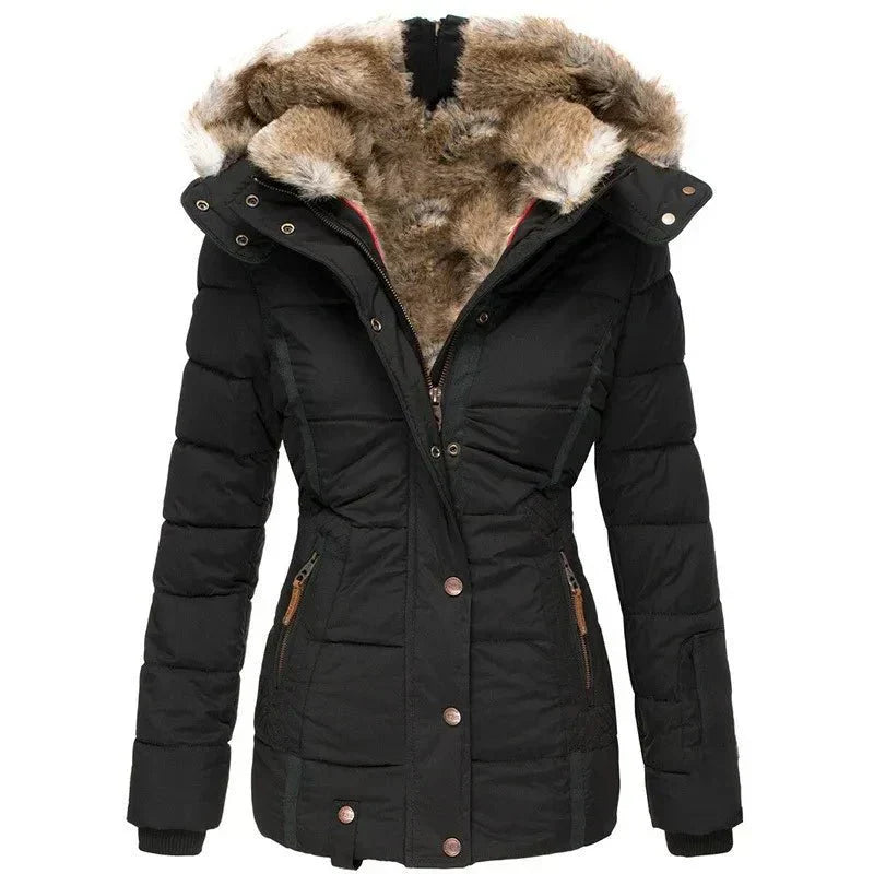 GRACE | COMFORTABLE WARM WINTER FUR JACKET